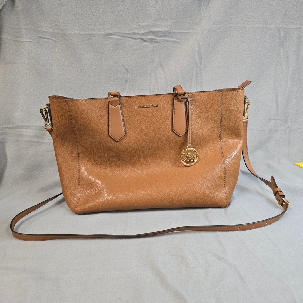 Luggage Brown Pebbled Leather Bag 35H0GKFT9T